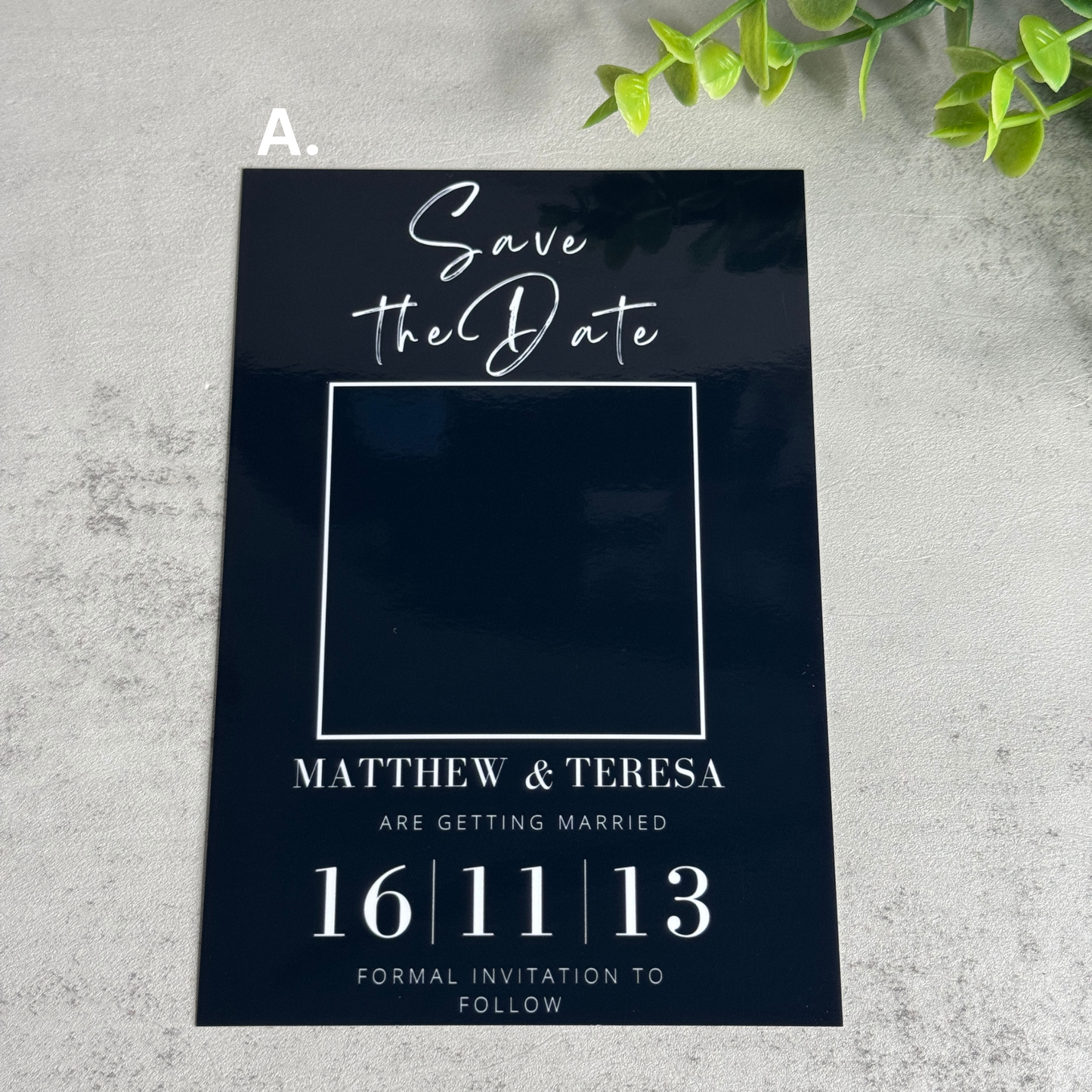 Matching Save the Date Card