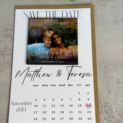 Matching Save the Date Card