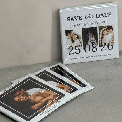 Save the Date Photo Magnets - 50 Magnets