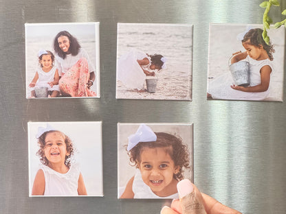 6 Custom Photo Magnets