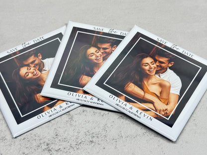 Save the Date Photo Magnets - 50 Magnets