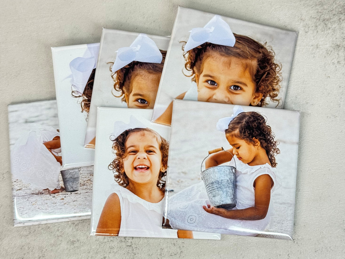 6 Custom Photo Magnets