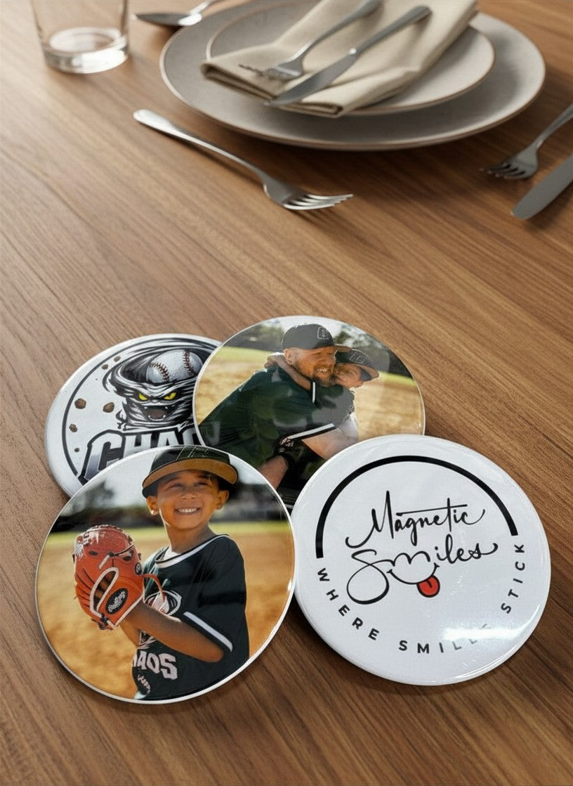 Personalized Photo Coaster Set