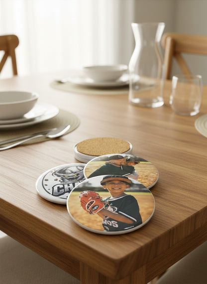 Personalized Photo Coaster Set